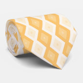 Cravate Motif de diamant jaune (Roulé)