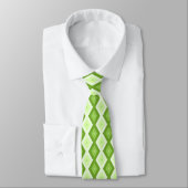 Cravate Motif de diamant vert Chartreuse (Attaché)