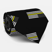 Cravate Motif de drapeau d'expéditeur de secours (Roulé)