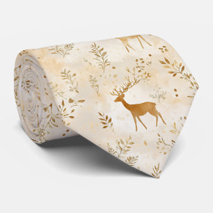 Cravate Motif de faon de campagne française