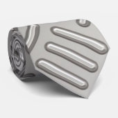 Cravate Motif de Faux de plat de diamant (Roulé)