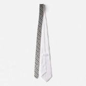 Cravate Motif de Faux de plat de diamant (Dos)