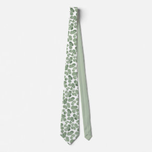 Cravate Motif de fermeture Shamrock aquarelle