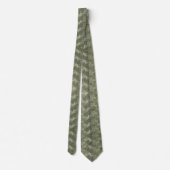 Cravate Motif de feuille tropicale Monstera (Dos)