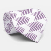 Cravate Motif de flèche Tribal Violet (Roulé)