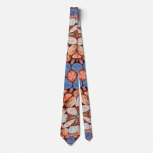 Cravate Motif de fleur de caillou mignon