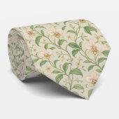 Cravate Motif de fleur d'iris botanique élégant (Roulé)