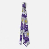 Cravate Motif de fleurs Columbine (Dos)