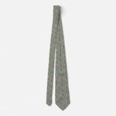 Cravate Motif de fleurs de Boho rétro (Dos)