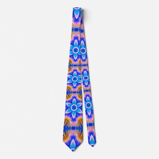 Cravate Motif de fleurs de fleur mignonne (Devant)
