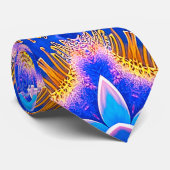 Cravate Motif de fleurs de fleur mignonne (Roulé)
