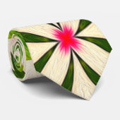 Cravate Motif de fleurs esthétiques (Roulé)