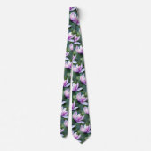 Cravate Motif de fleurs Magnolia (Dos)