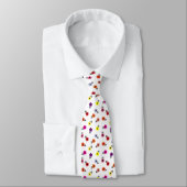 Cravate Motif de fleurs mignonnes multicolores (Attaché)