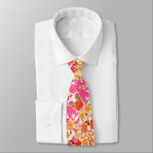 Cravate Motif de fleurs mignonnes pour filles (Attaché)