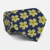 Cravate Motif de fleurs Primrose (Roulé)