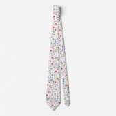 Cravate Motif de fleurs sauvages (Devant)