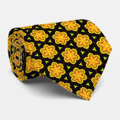 Cravate Motif de fleurs Star (Roulé)