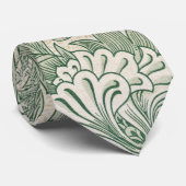 Cravate Motif de fleurs, William Morris (Roulé)
