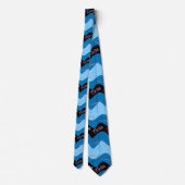 Cravate Motif de flute rose (Dos)