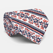 Cravate Motif de folklore slave (Roulé)