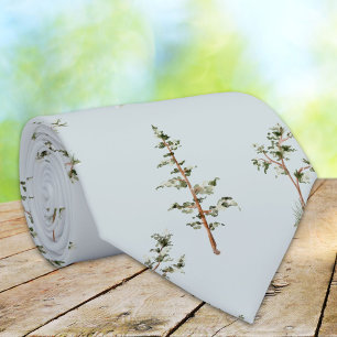 Cravate Motif de forêt d'arbres verts