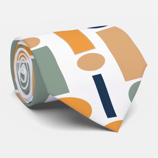 Cravate Motif de forme (Roulé)