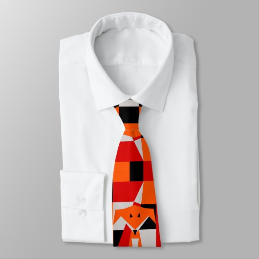 Cravate Motif de Fox (Attaché)