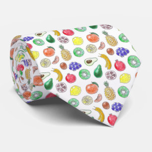 Cravate Motif de fruits