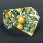 Cravate motif de fruits de citron cool carrelé<br><div class="desc">Cool carrelé citron motif cravate</div>