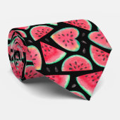 Cravate Motif de fruits de pastèque Necktie (Roulé)