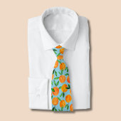 Cravate Motif de fruits d'oranges d'agrumes