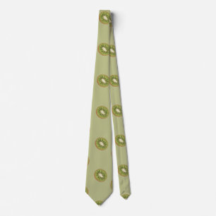 Cravate Motif de fruits verts Kiwi