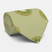 Cravate Motif de fruits verts Kiwi (Roulé)