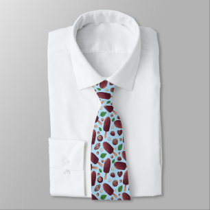 Cravate motif de glace cool carrelée
