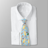 Cravate motif de glace cool carrelée (Attaché)