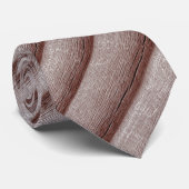 Cravate Motif de grain de bois (Roulé)
