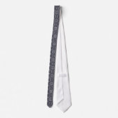 Cravate Motif de graines de tournesol (Dos)
