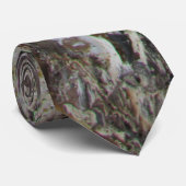 Cravate Motif de grains de bois franc Photo de bois rustiq (Roulé)