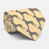 Cravate Motif de Grand Danois rayé (Roulé)