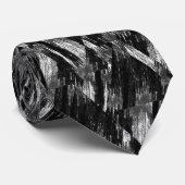 Cravate motif de grunge Abstrait. (Roulé)