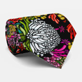 Cravate Motif de jardin autochtone australien (Roulé)