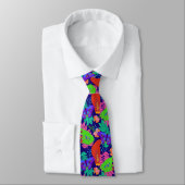 Cravate Motif de jungle vibre (Attaché)