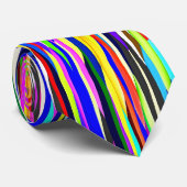 Cravate Motif de kaléidoscope - petites facettes (Roulé)