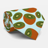 Cravate Motif de Kiwifruit (Roulé)