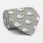 Cravate Motif De La Conception De Moutons Laineux (Roulé)