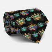 Cravate Motif de la couronne royale (Roulé)