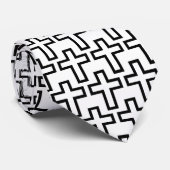 Cravate Motif de la Croix-chrétienne (Roulé)
