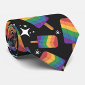 Cravate Motif de la fierté sexuelle (Roulé)