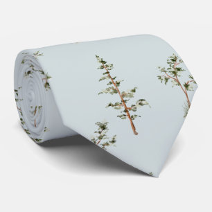 Cravate Motif de la forêt d'arbres verts